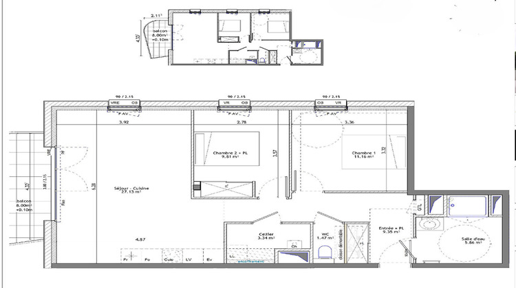 Ma-Cabane - Vente Appartement SAINT-ERBLON, 68 m²