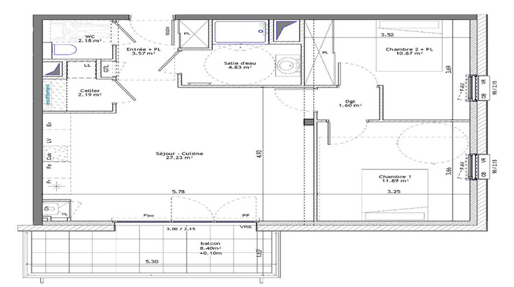 Ma-Cabane - Vente Appartement SAINT-ERBLON, 64 m²