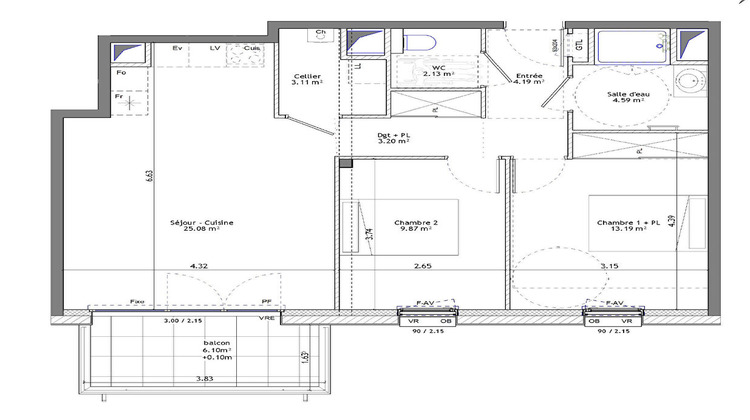 Ma-Cabane - Vente Appartement SAINT-ERBLON, 65 m²