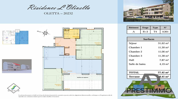 Ma-Cabane - Vente Appartement Saint-Florent, 78 m²