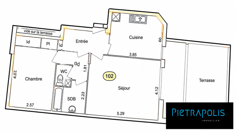 Ma-Cabane - Vente Appartement Saint-Fons, 60 m²