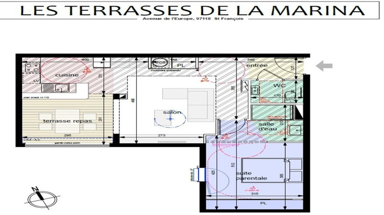 Ma-Cabane - Vente Appartement SAINT FRANCOIS, 51 m²