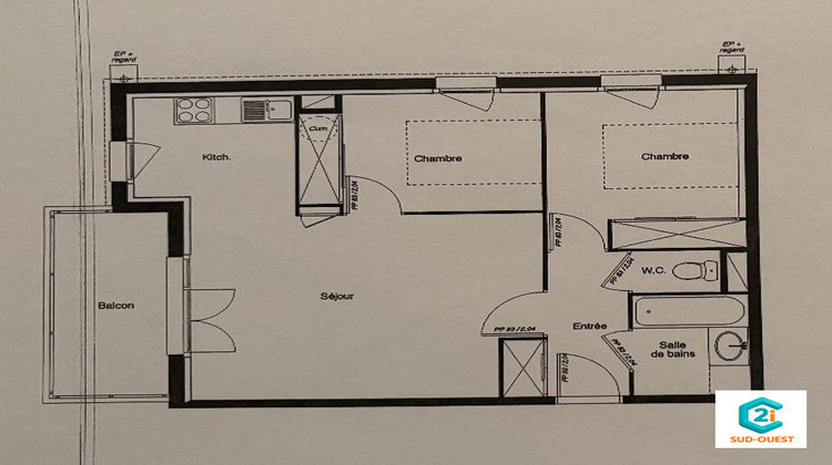 Ma-Cabane - Vente Appartement Saint-Gaudens, 54 m²