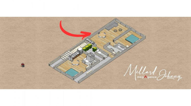 Ma-Cabane - Vente Appartement SAINT GENGOUX LE NATIONAL, 41 m²