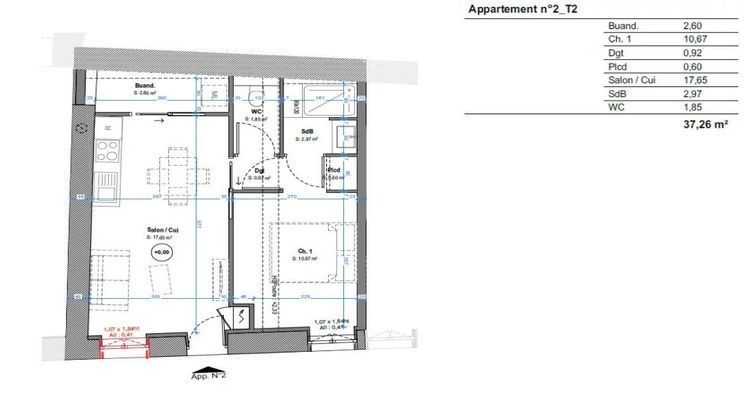 Ma-Cabane - Vente Appartement Saint-Genis-Laval, 37 m²