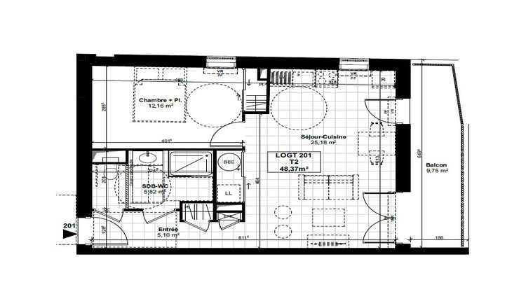 Ma-Cabane - Vente Appartement SAINT-GEORGES-DE-DIDONNE, 48 m²