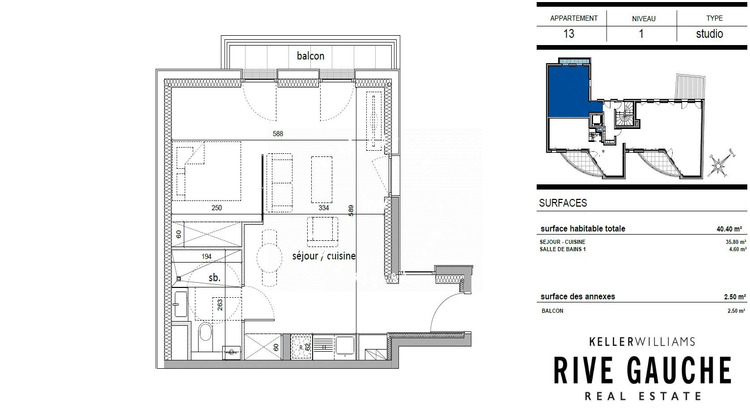 Ma-Cabane - Vente Appartement Saint-Germain-en-Laye, 40 m²