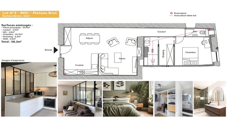 Ma-Cabane - Vente Appartement SAINT-GERMAIN-LES-ARLAY, 62 m²