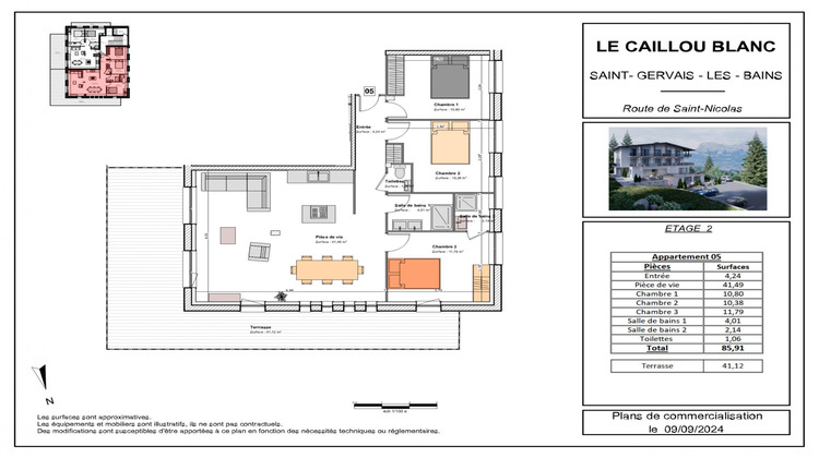 Ma-Cabane - Vente Appartement Saint-Gervais-les-Bains, 85 m²