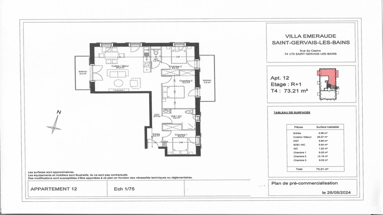 Ma-Cabane - Vente Appartement Saint-Gervais-les-Bains, 73 m²