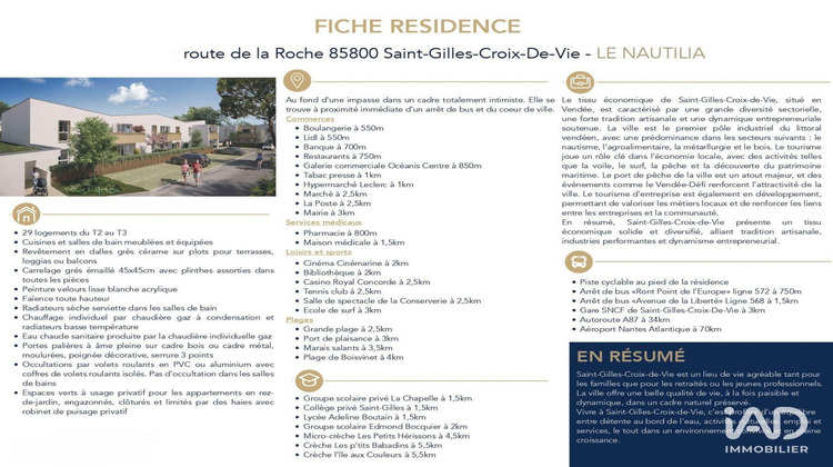 Ma-Cabane - Vente Appartement Saint-Gilles-Croix-de-Vie, 57 m²