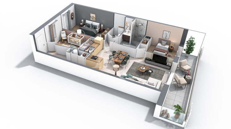 Ma-Cabane - Vente Appartement SAINT-GILLES-CROIX-DE-VIE, 74 m²