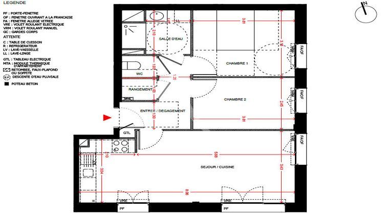 Ma-Cabane - Vente Appartement SAINT-HERBLAIN, 61 m²