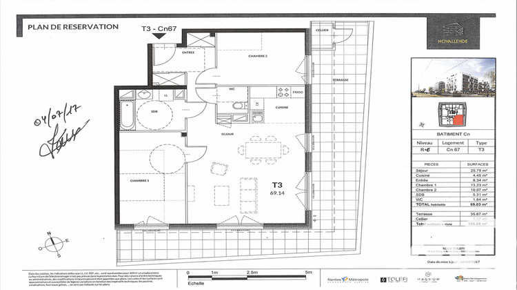 Ma-Cabane - Vente Appartement Saint-Herblain, 69 m²