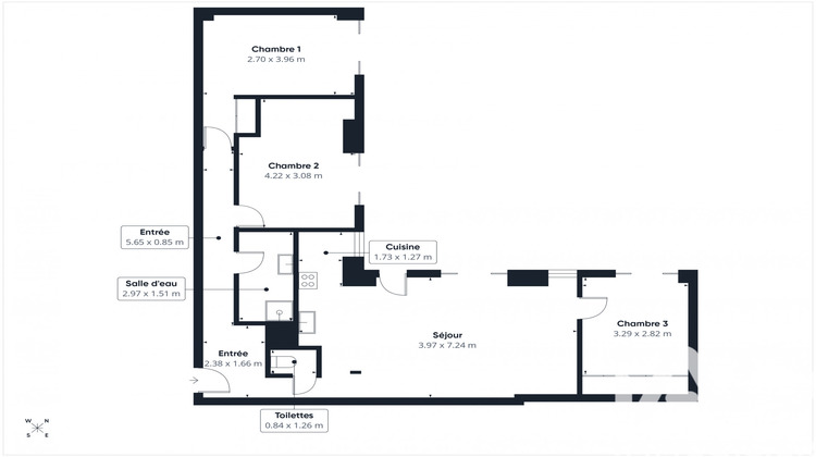 Ma-Cabane - Vente Appartement Saint-Herblain, 79 m²
