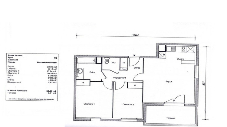 Ma-Cabane - Vente Appartement Saint-Herblain, 64 m²