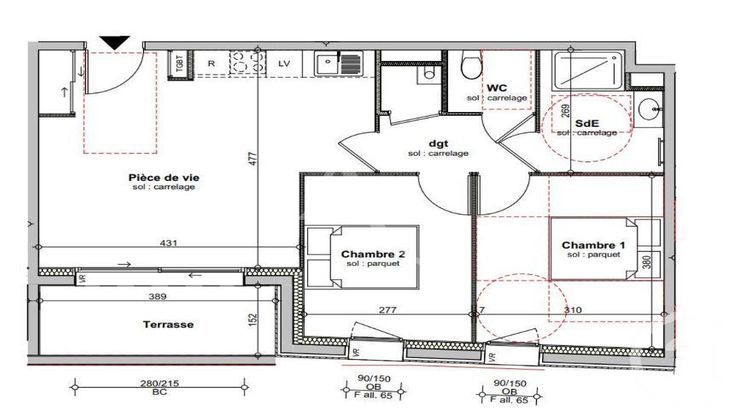 Ma-Cabane - Vente Appartement SAINT-HILAIRE-DE-RIEZ, 56 m²