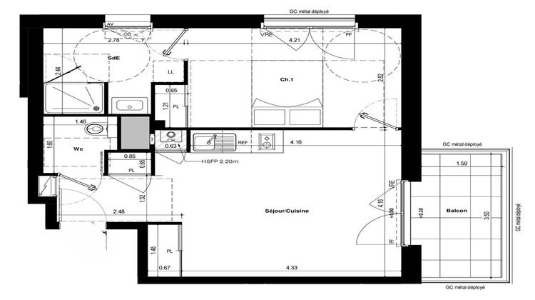 Ma-Cabane - Vente Appartement SAINT-JACQUES-DE-LA-LANDE, 44 m²