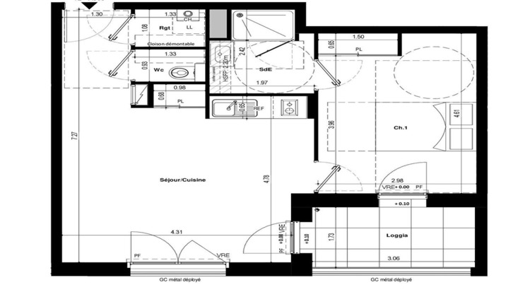 Ma-Cabane - Vente Appartement SAINT-JACQUES-DE-LA-LANDE, 45 m²