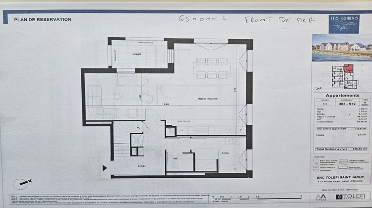 Ma-Cabane - Vente Appartement SAINT-JACUT-DE-LA-MER, 115 m²