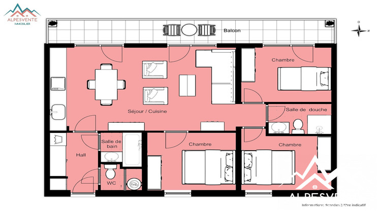 Ma-Cabane - Vente Appartement Saint-Jean-d'Aulps, 61 m²