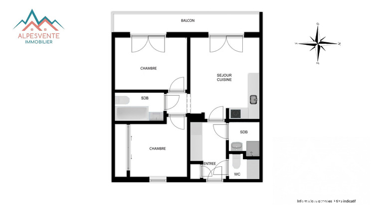 Ma-Cabane - Vente Appartement Saint-Jean-d'Aulps, 41 m²
