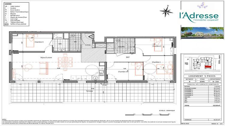 Ma-Cabane - Vente Appartement SAINT-JEAN-DE-BRAYE, 112 m²