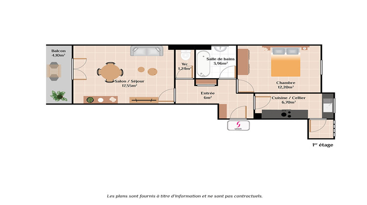 Ma-Cabane - Vente Appartement SAINT-JEAN-DE-MONTS, 47 m²