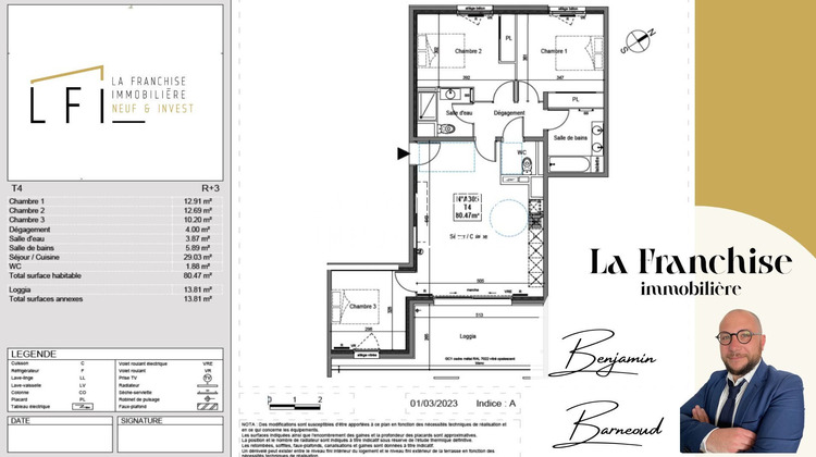 Ma-Cabane - Vente Appartement Saint-Jean-de-Védas, 80 m²