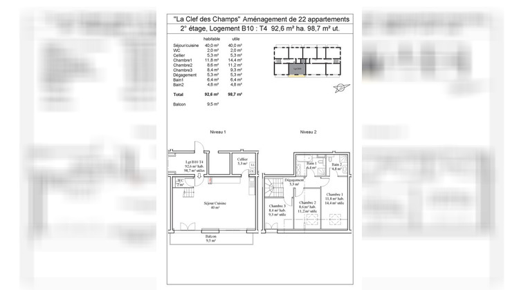 Ma-Cabane - Vente Appartement SAINT JEOIRE, 99 m²