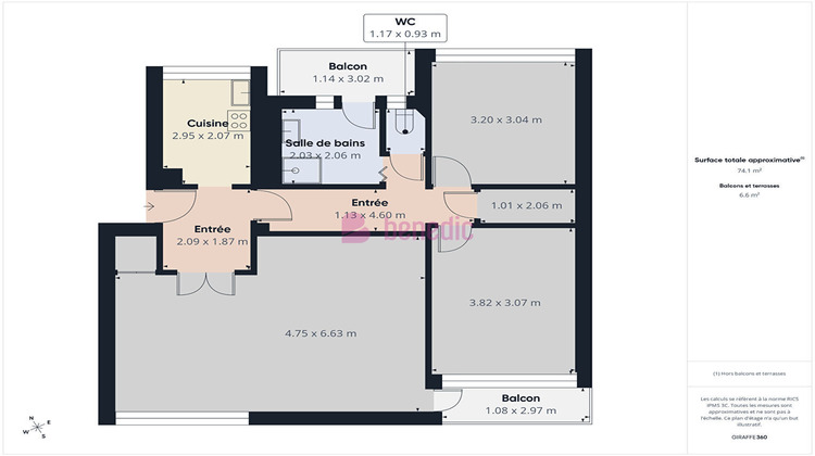 Ma-Cabane - Vente Appartement SAINT-JULIEN-LES-METZ, 73 m²