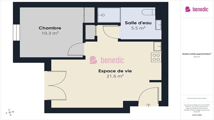 Ma-Cabane - Vente Appartement SAINT-JULIEN-LES-METZ, 37 m²