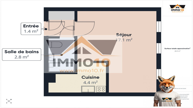 Ma-Cabane - Vente Appartement Saint-Julien-les-Villas, 28 m²