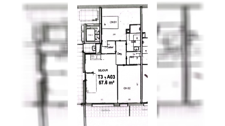 Ma-Cabane - Vente Appartement Saint-Laurent-Blangy, 57 m²