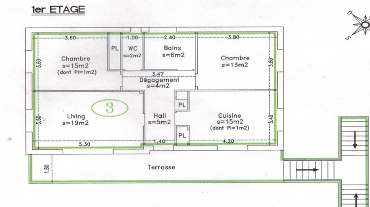 Ma-Cabane - Vente Appartement Saint-Laurent-du-Var, 81 m²