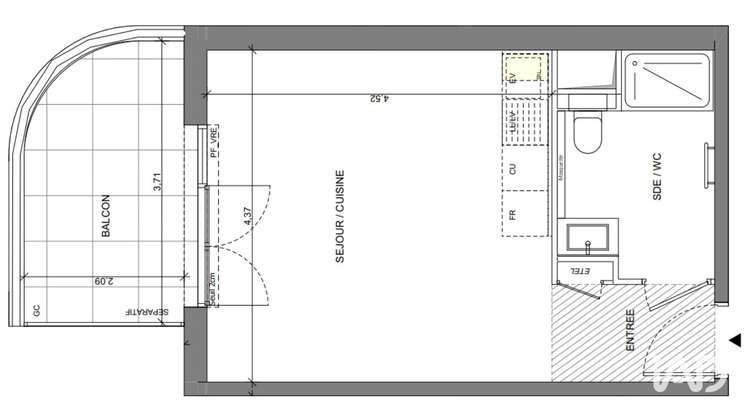 Ma-Cabane - Vente Appartement Saint-Laurent-du-Var, 28 m²