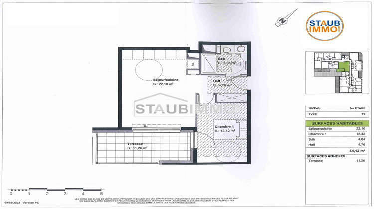 Ma-Cabane - Vente Appartement Saint-Louis, 44 m²
