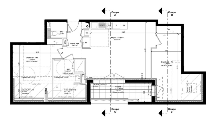 Ma-Cabane - Vente Appartement SAINT-MALO, 68 m²