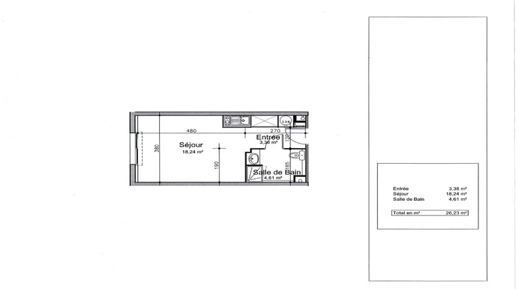 Ma-Cabane - Vente Appartement Saint-Malo, 26 m²