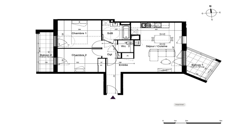 Ma-Cabane - Vente Appartement SAINT-MALO, 65 m²