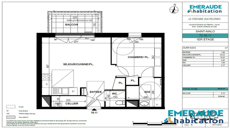 Ma-Cabane - Vente Appartement Saint-Malo, 46 m²