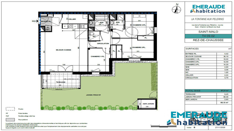 Ma-Cabane - Vente Appartement Saint-Malo, 97 m²