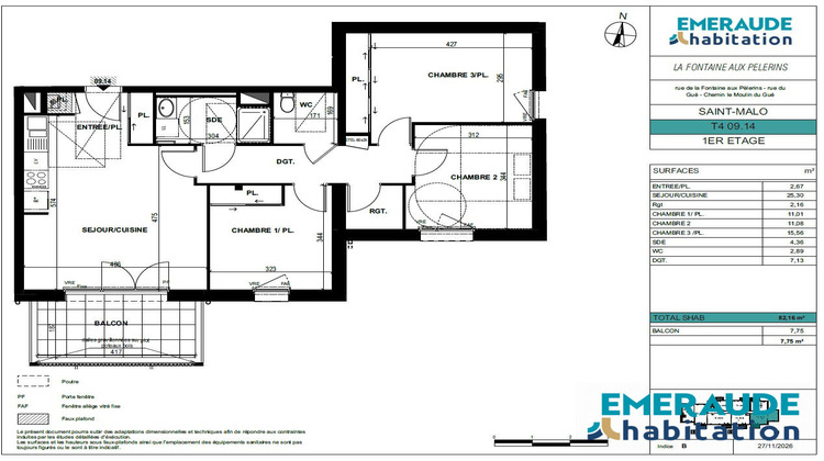 Ma-Cabane - Vente Appartement Saint-Malo, 82 m²
