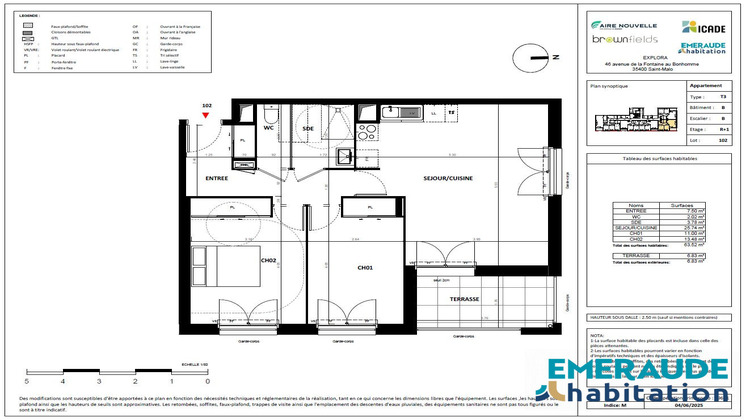 Ma-Cabane - Vente Appartement Saint-Malo, 63 m²