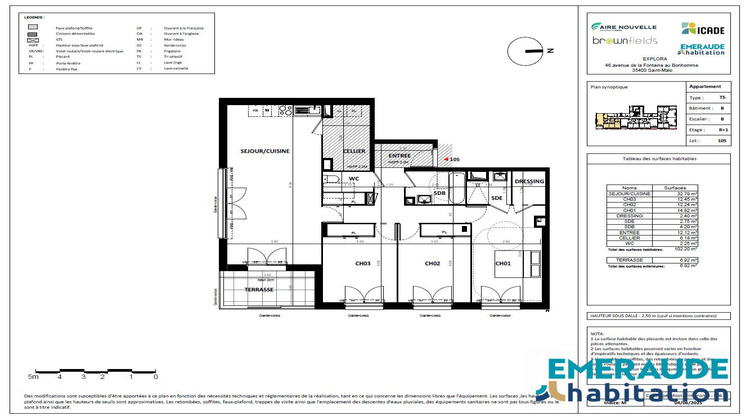 Ma-Cabane - Vente Appartement Saint-Malo, 102 m²