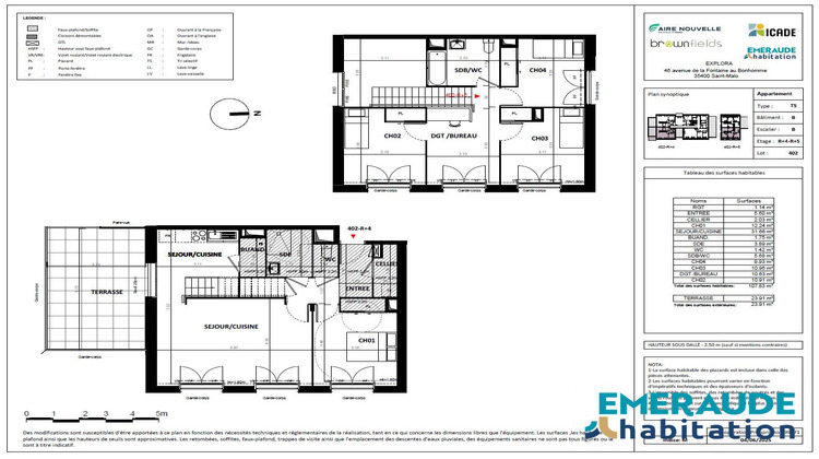 Ma-Cabane - Vente Appartement Saint-Malo, 107 m²