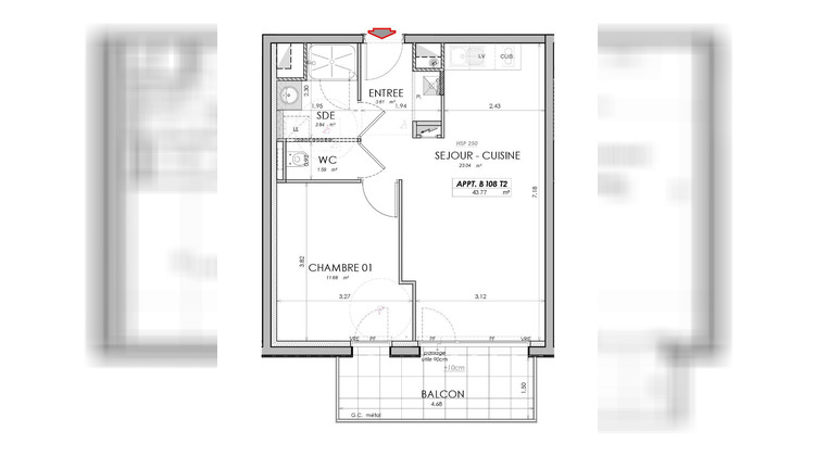 Ma-Cabane - Vente Appartement SAINT-MALO, 43 m²