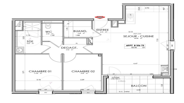 Ma-Cabane - Vente Appartement SAINT-MALO, 68 m²