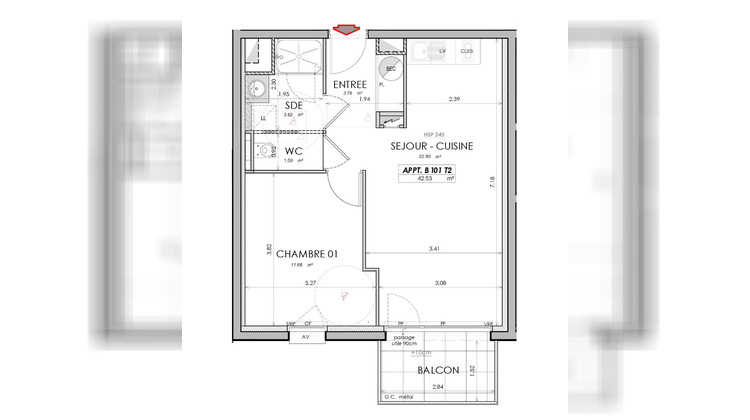 Ma-Cabane - Vente Appartement SAINT-MALO, 43 m²