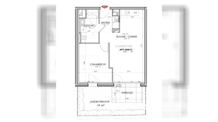 Ma-Cabane - Vente Appartement SAINT-MALO, 43 m²
